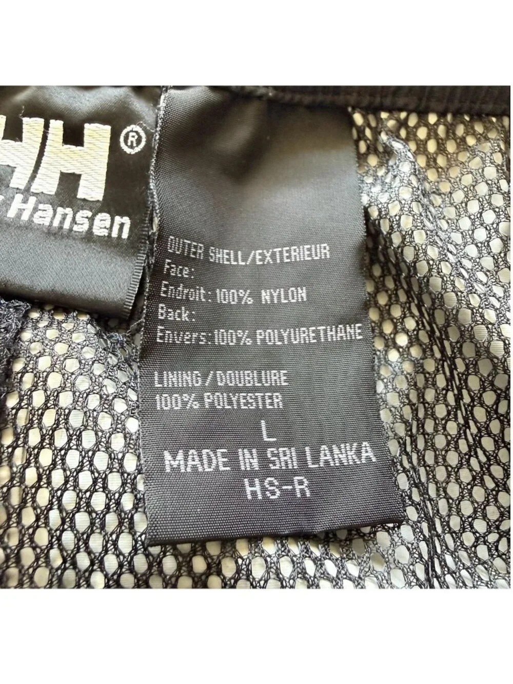 Vtg Helly Hansen L Tech Ski Pants Waterproof Breathable Side Zip Black Snowboard